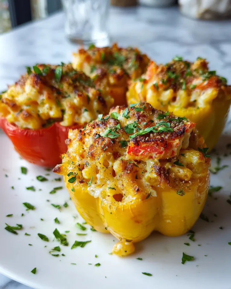 Photo of featured for Indulgent Lobster Mac and Cheese Stuffed Peppers: A Decadent Delight