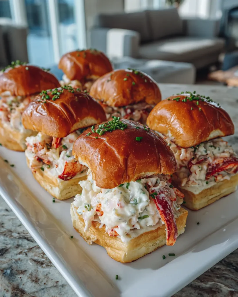 Photo of featured for Indulgent Lobster Roll Sliders: A Garlic Aioli Dream