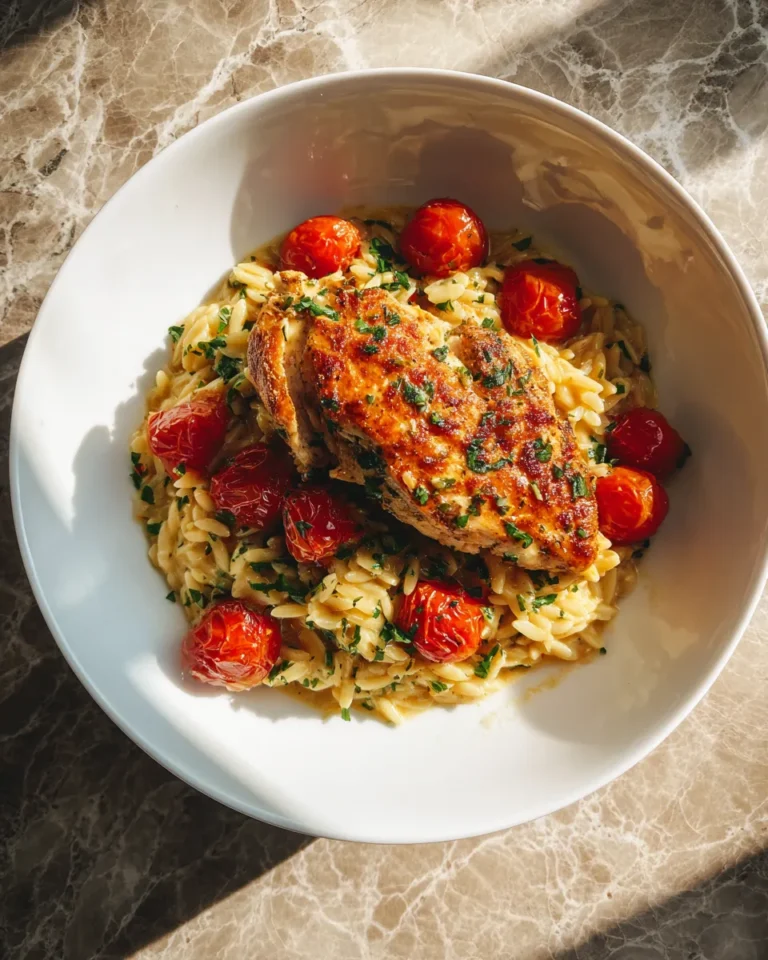 Photo of featured for Irresistible Marry Me Chicken Orzo: A Love Story on a Plate