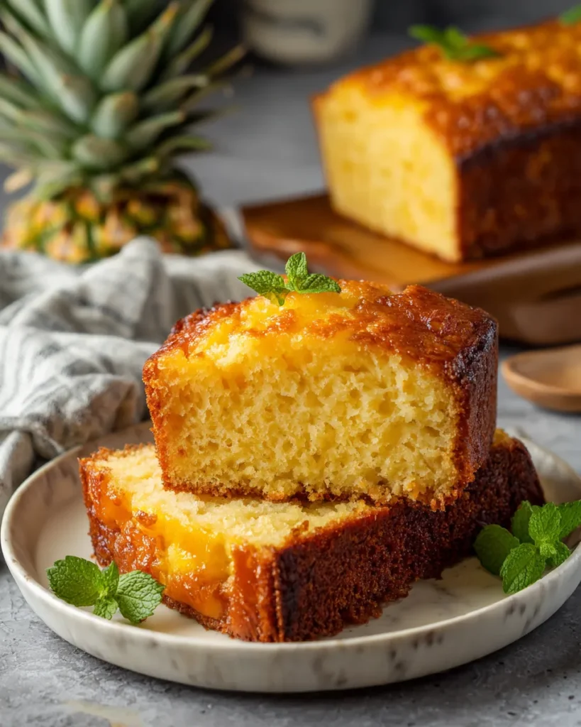 Photo of featured for Deliciously Moist Pineapple Juice Cake: A Tropical Treat to Satisfy Your Cravings