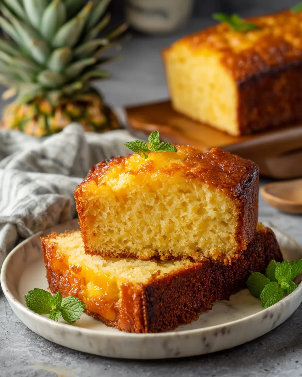 Photo of featured for Deliciously Moist Pineapple Juice Cake: A Tropical Treat to Satisfy Your Cravings