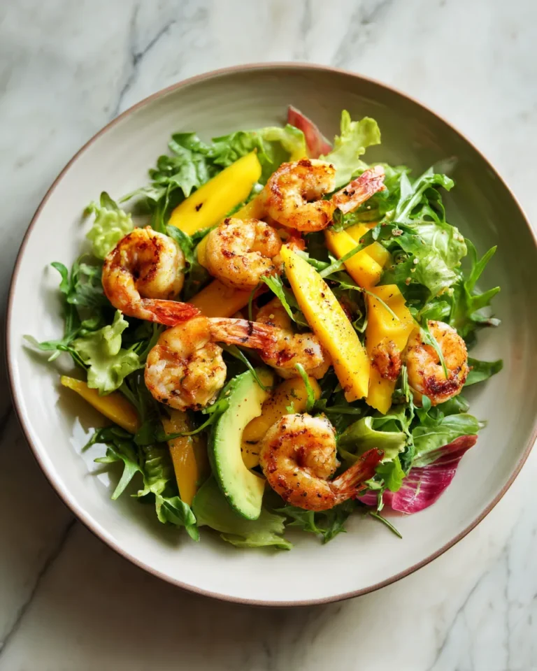 Photo of featured for Deliciously Fresh Shrimp and Mango Avocado Salad