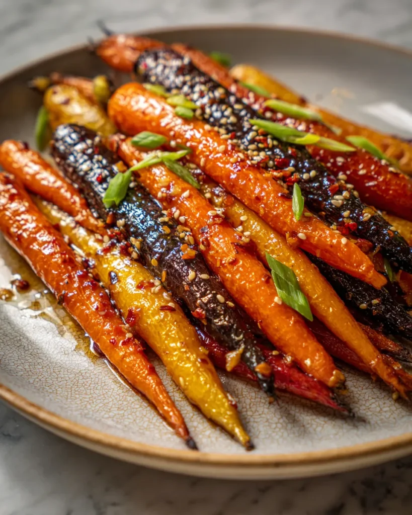 Photo of featured for Fiery and Flavorful: Spicy Honey Roasted Carrots
