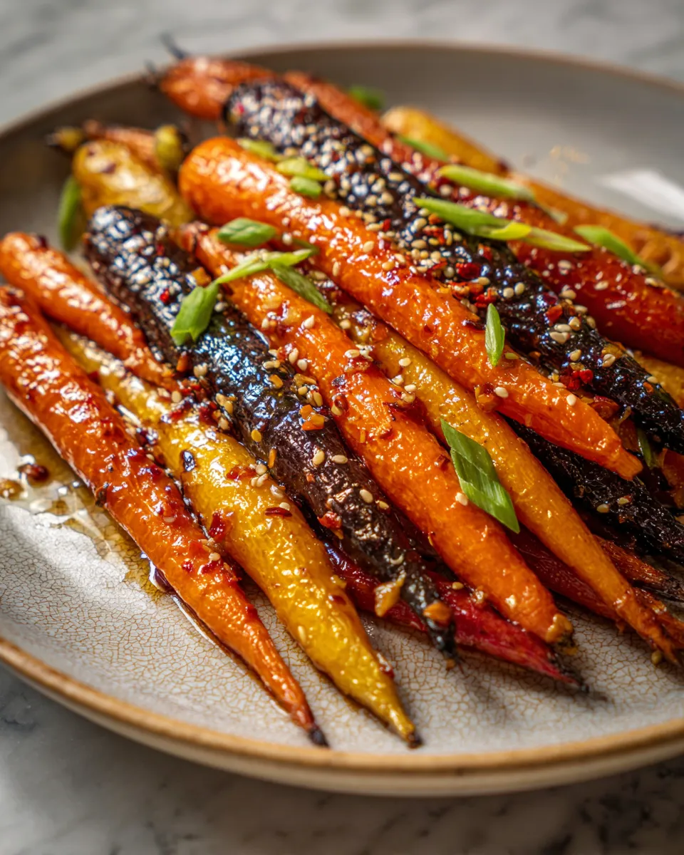 Photo of featured for Fiery and Flavorful: Spicy Honey Roasted Carrots