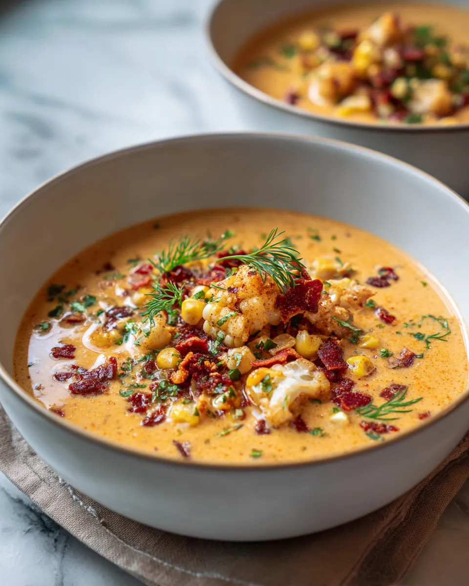 Photo of featured for Satisfy Your Cravings with Sun-Dried Tomato Corn Chowder