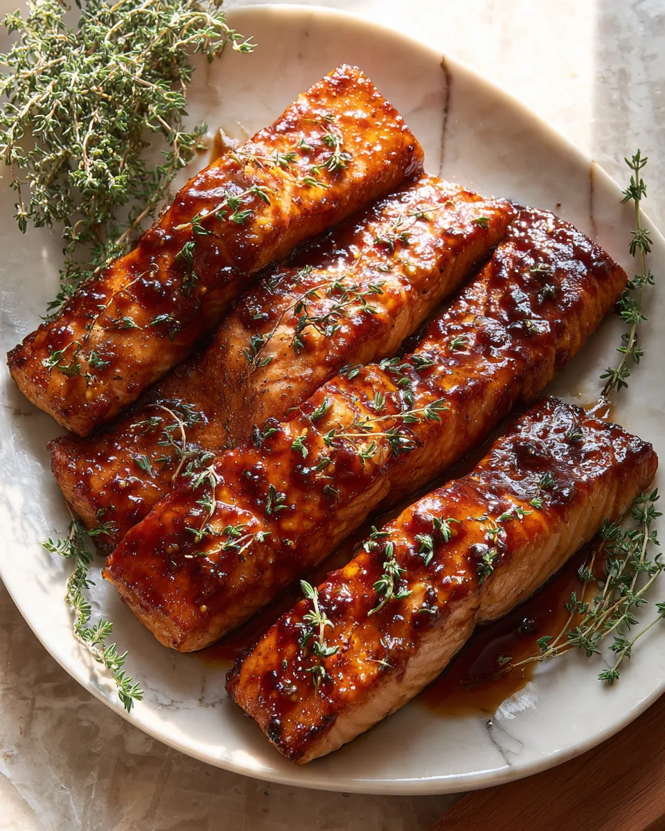 Photo of featured for Irresistible Sweet Maple Glazed Salmon Fillets: A Deliciously Decadent Dish