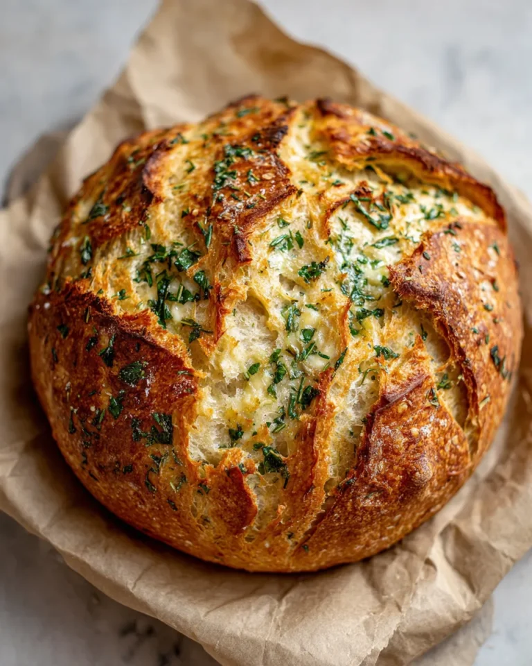Photo of featured for Ultimate Garlic Herb Dutch Oven Bread: Mouthwatering Recipe for Bread Lovers