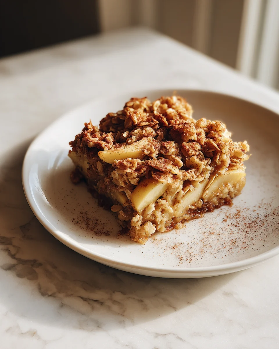 Apple Cinnamon Oatmeal Bake
