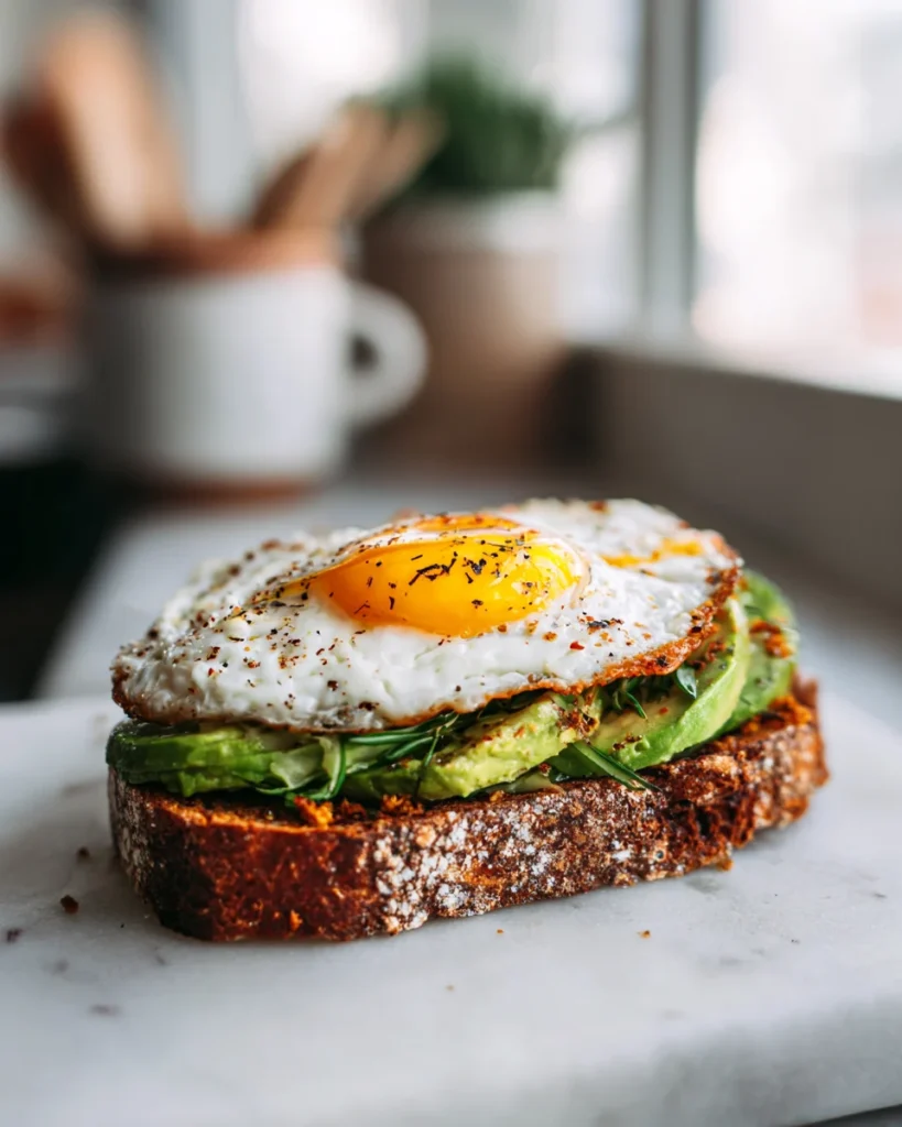 Avocado Egg Crunch Sandwich