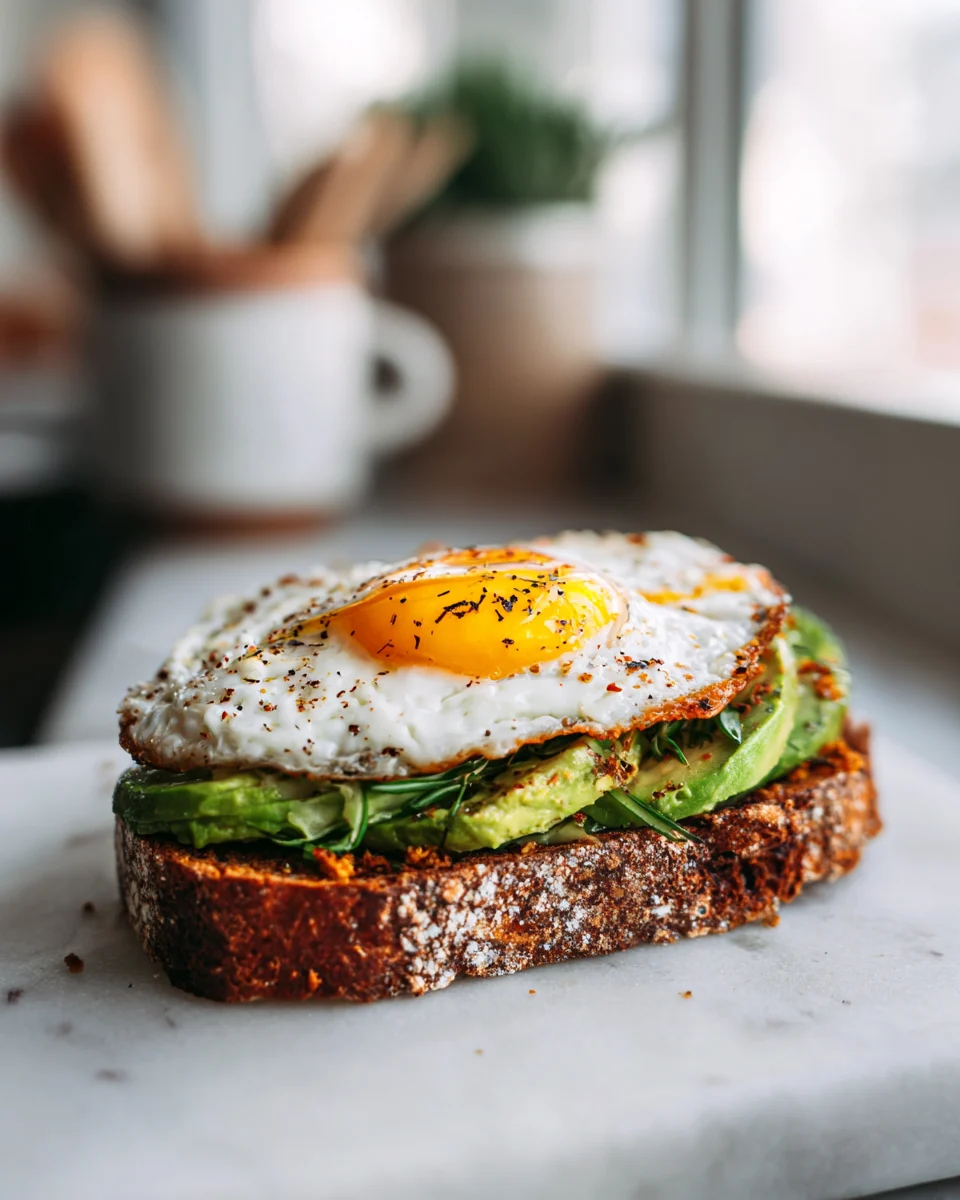 Avocado Egg Crunch Sandwich