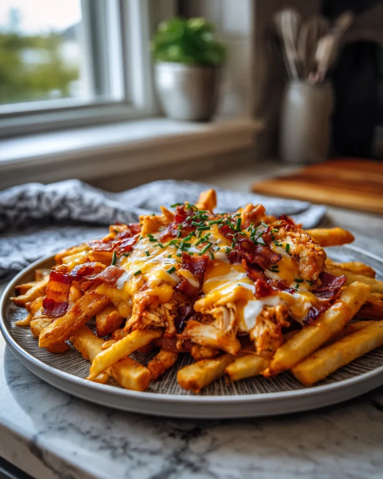 Jenny's BBQ Chicken and Bacon Loaded Fries