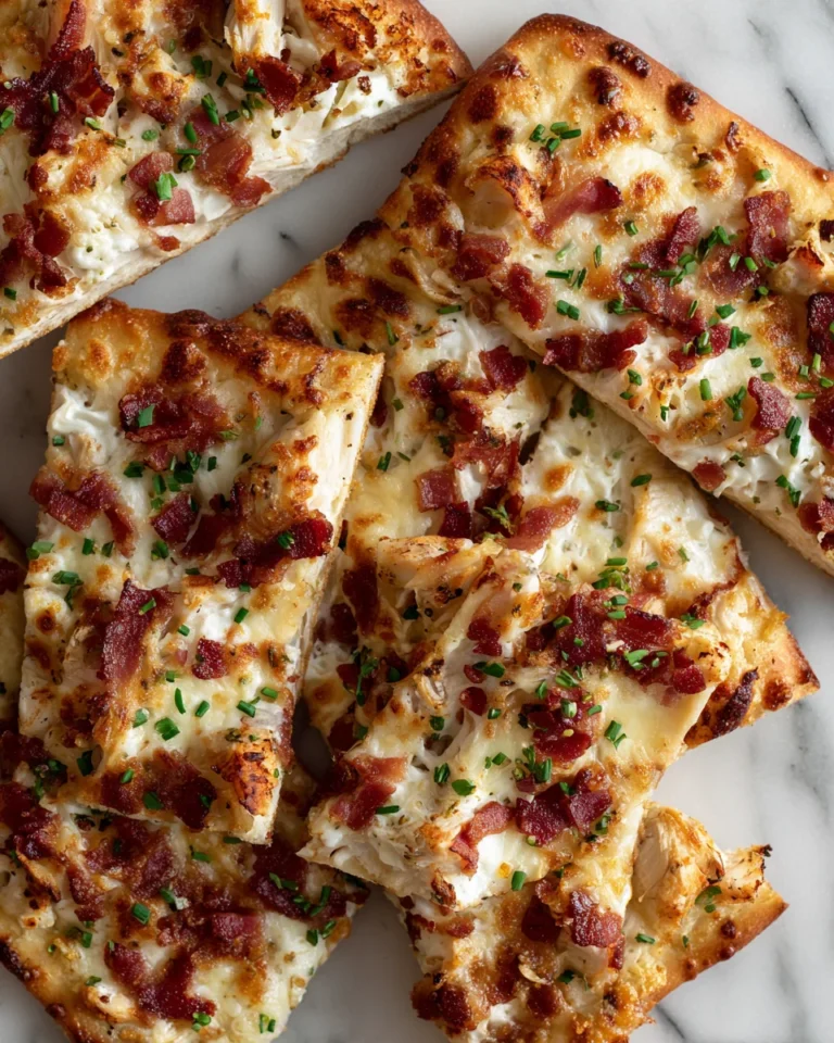 Jenny's BBQ Chicken Bacon Ranch Flatbread Recipe
