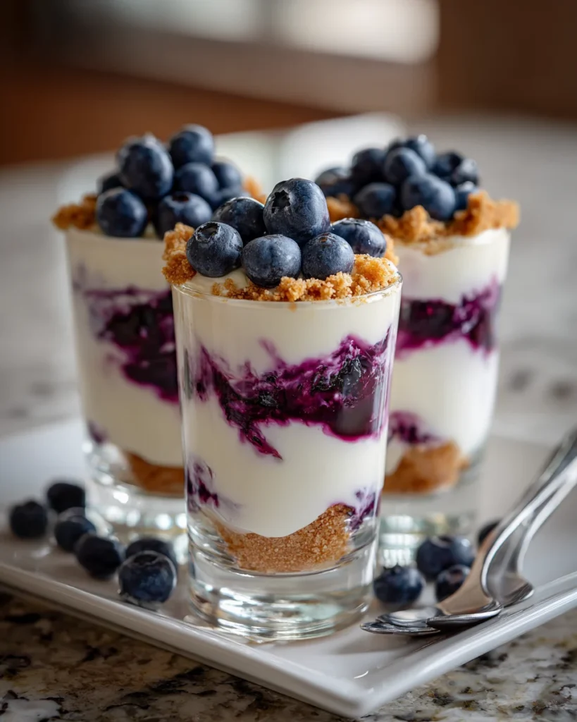 Blueberry Cheesecake Parfaits