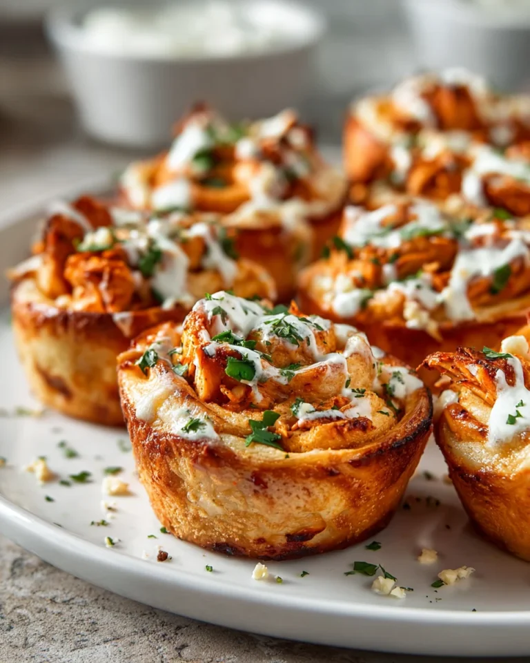 Buffalo Chicken Pizza Rolls