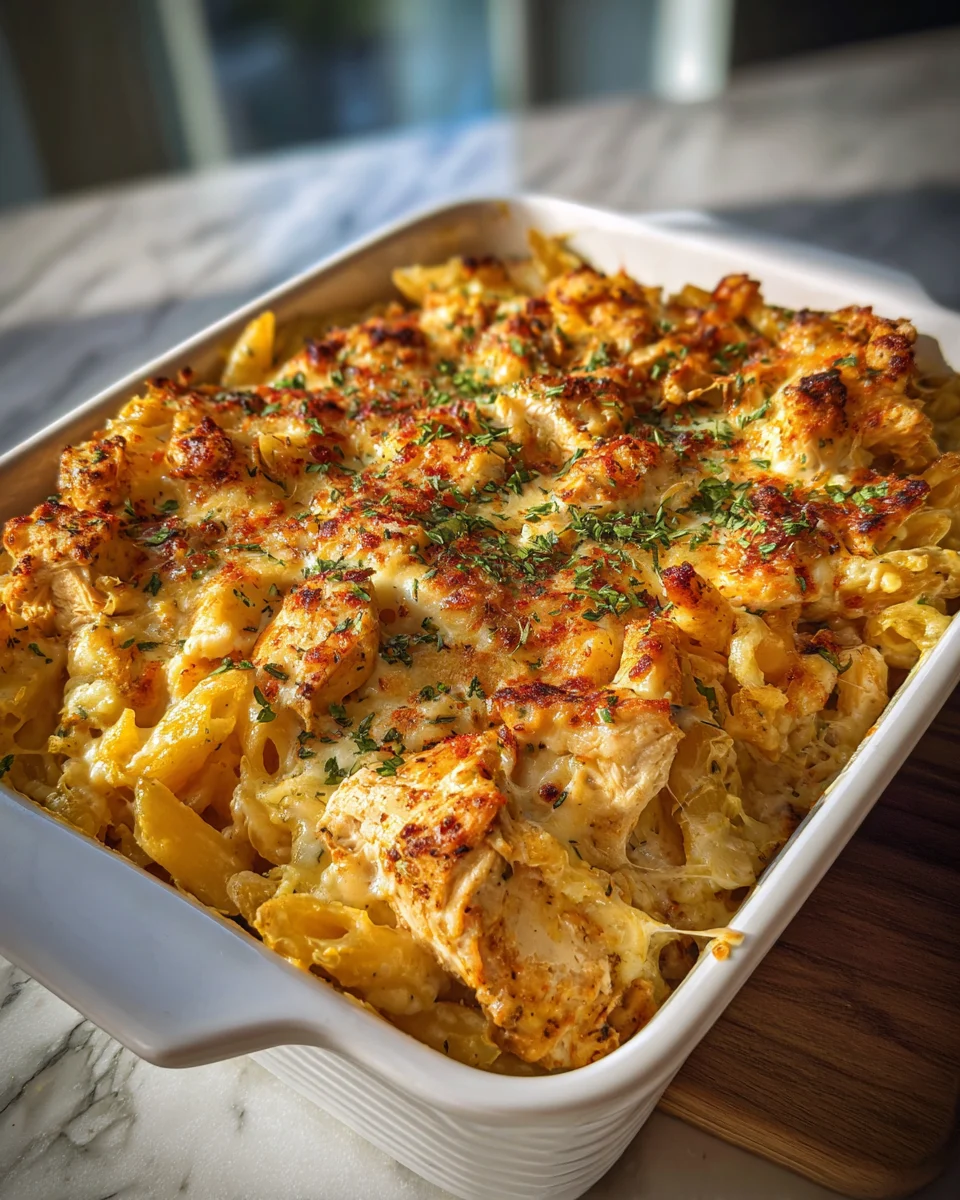 Cajun Chicken Alfredo Bake - Easy & Delicious Recipe