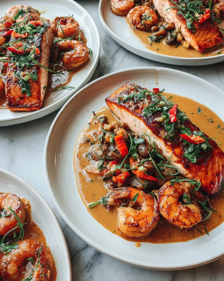 Photo of featured for Spicy Cajun Shrimp Salmon: A Flavor Explosion in Every Bite