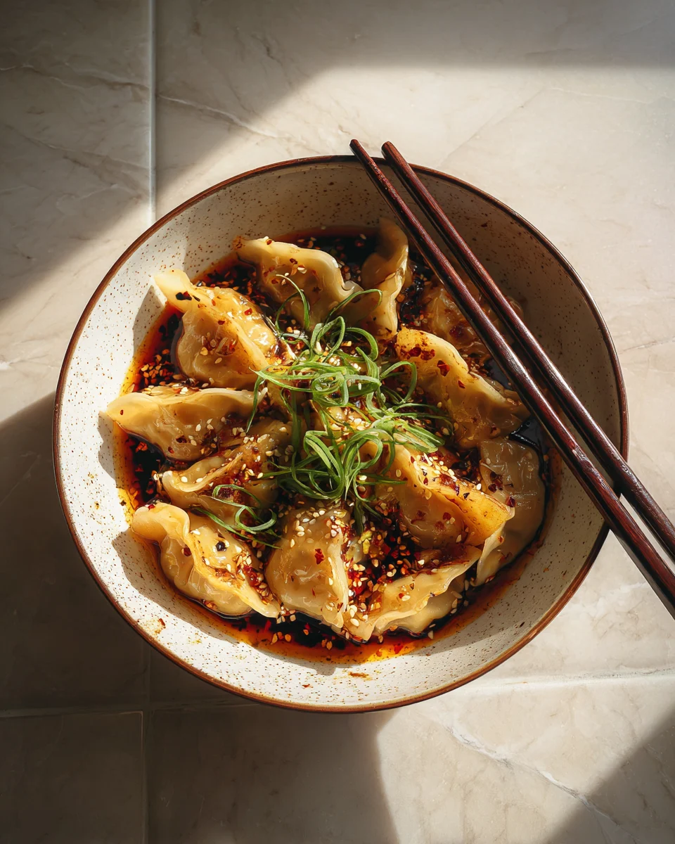 Crispy Chili Oil Dumpling Bowl