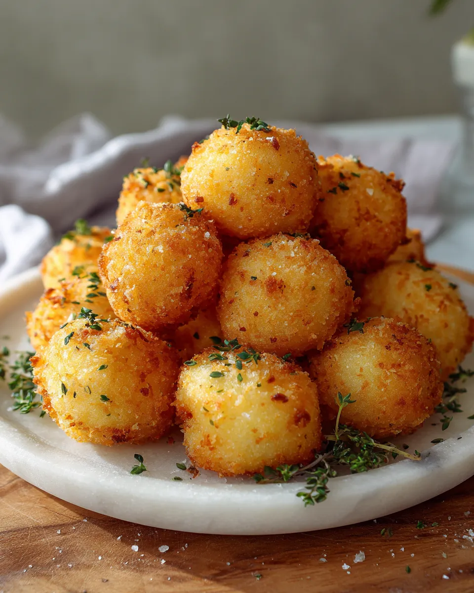 Photo of featured for Irresistibly Crunchy Crispy Potato Balls