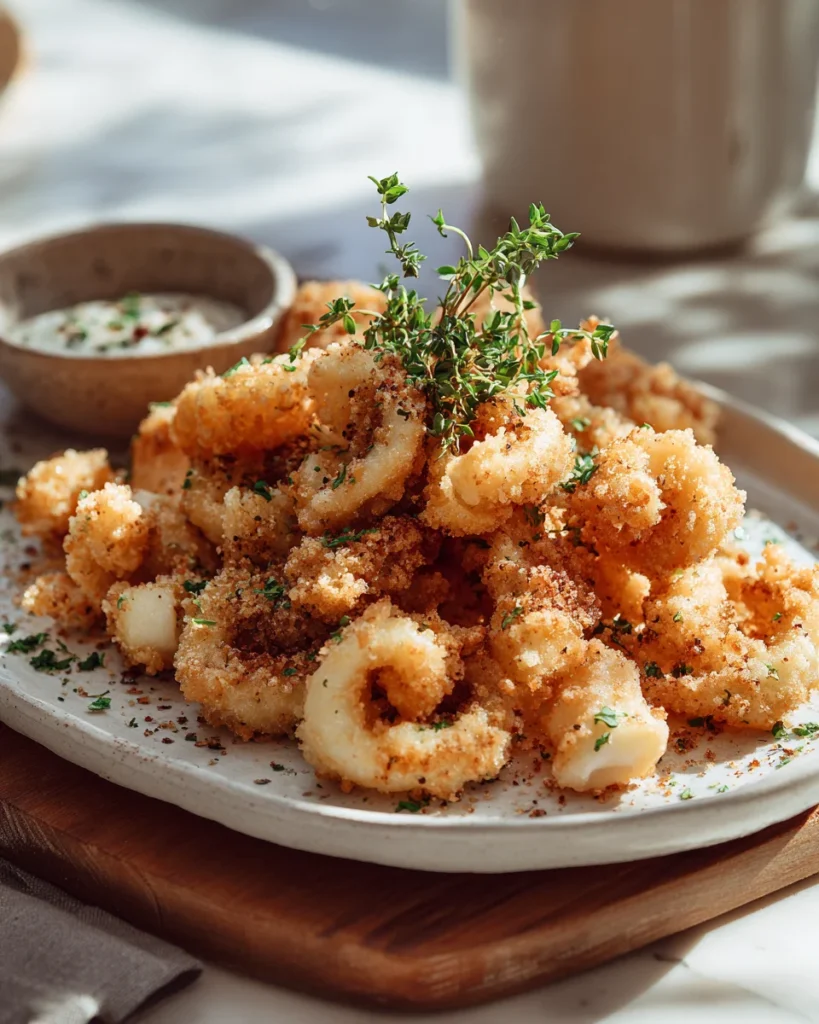 Crispy Salt and Pepper Squid Bites