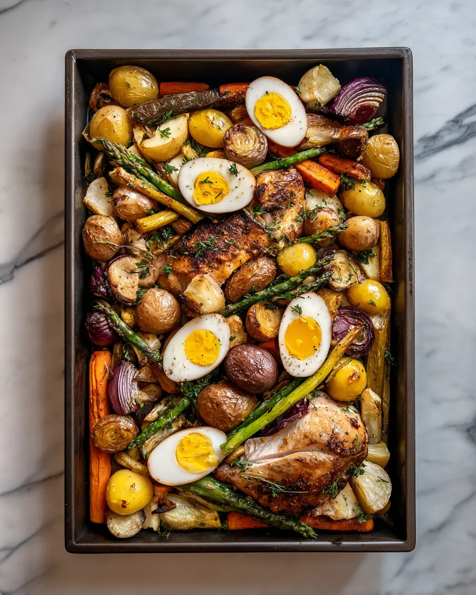 Photo of featured for Easter Dinner Sheet Pan Delight: Effortless Meal Prep for the Holidays