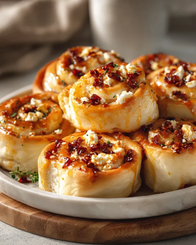 Photo of featured for Deliciously Spicy Feta Rolls with Chili Honey
