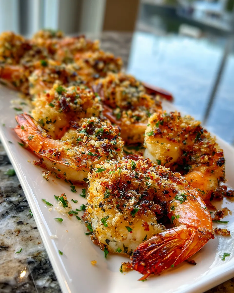 Photo of featured for Sizzling Garlic Baked Shrimp Oreganata: A Flavor Explosion