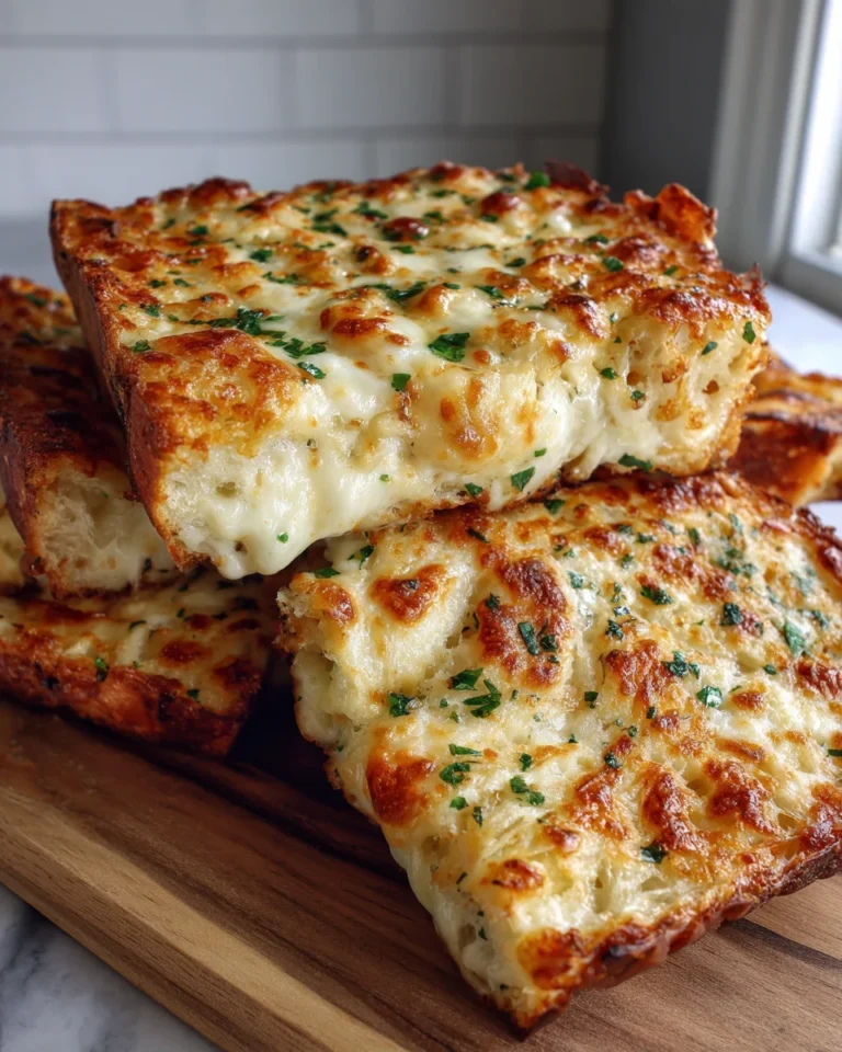 Garlic Bread Grilled Cheese Explosion
