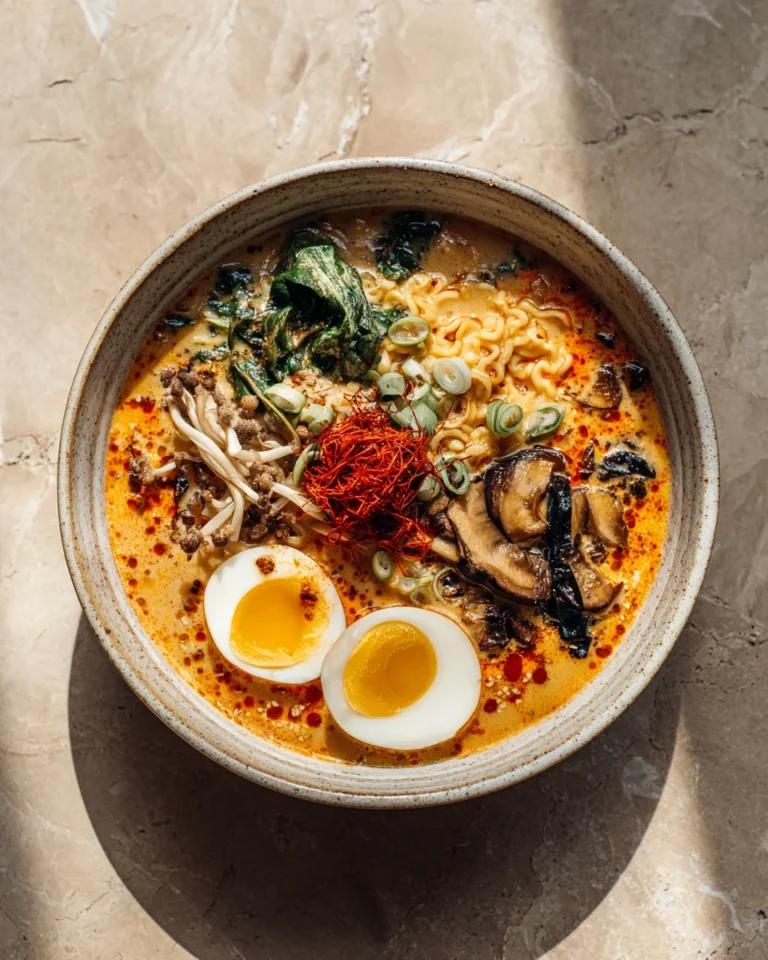 Garlic Chili Butter Ramen Bowl