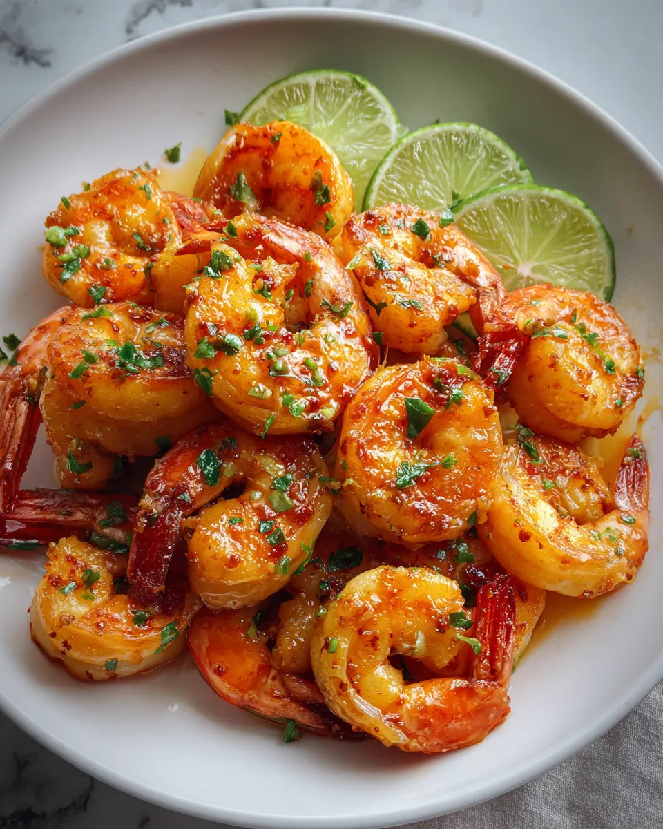 Photo of featured for Garlic Honey Lime Shrimp: Mouthwatering Seafood Delight