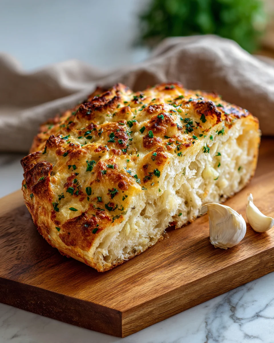 Garlic Parmesan Artisan Bread