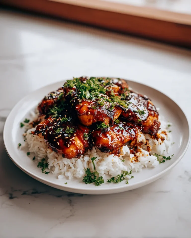 Honey Soy Glazed Chicken with Rice – Easy Weeknight Dinner