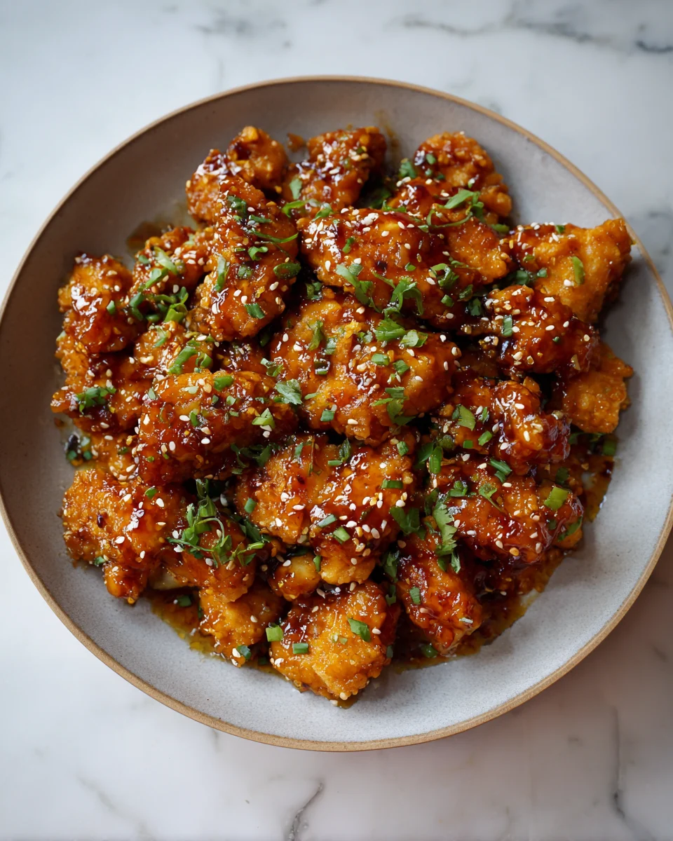 Hot Honey Garlic Chicken Skillet
