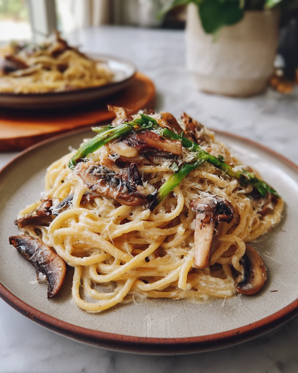 Hearty Leek Mushroom Gruyere Pasta Recipe