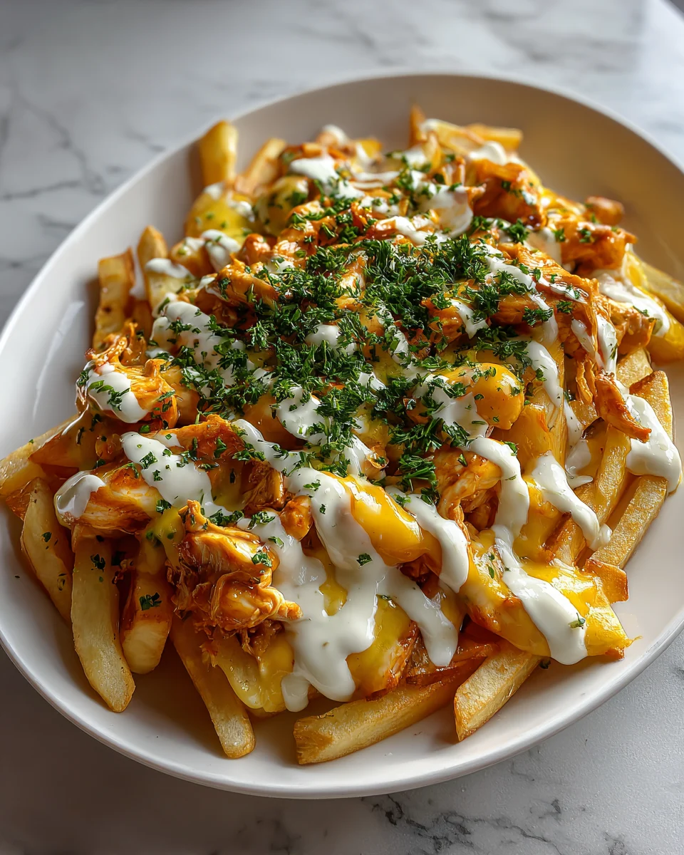 Loaded Buffalo Chicken Fries