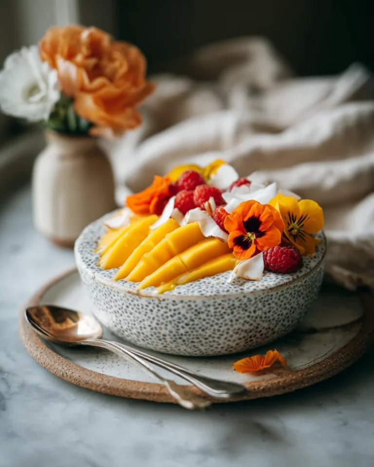 Mango Coconut Chia Pudding