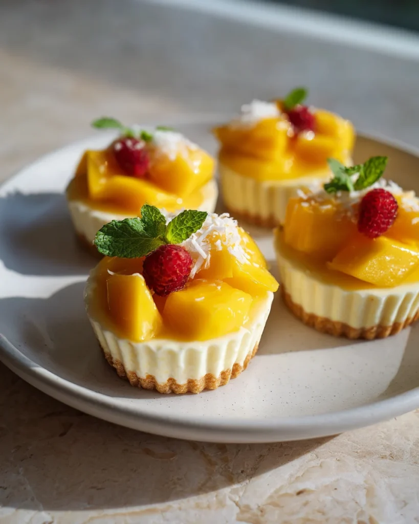Mango Coconut Dessert Cups