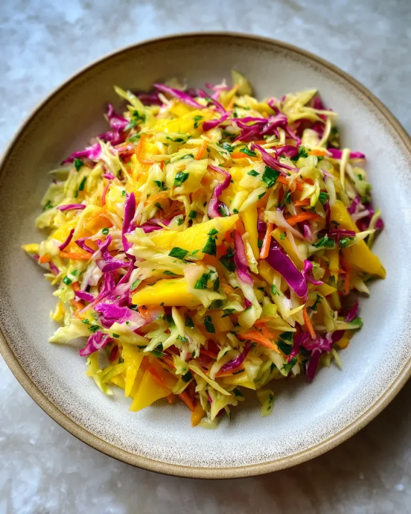 Photo of featured for Mouthwatering Mango Slaw: A Refreshing Twist on a Classic Side Dish