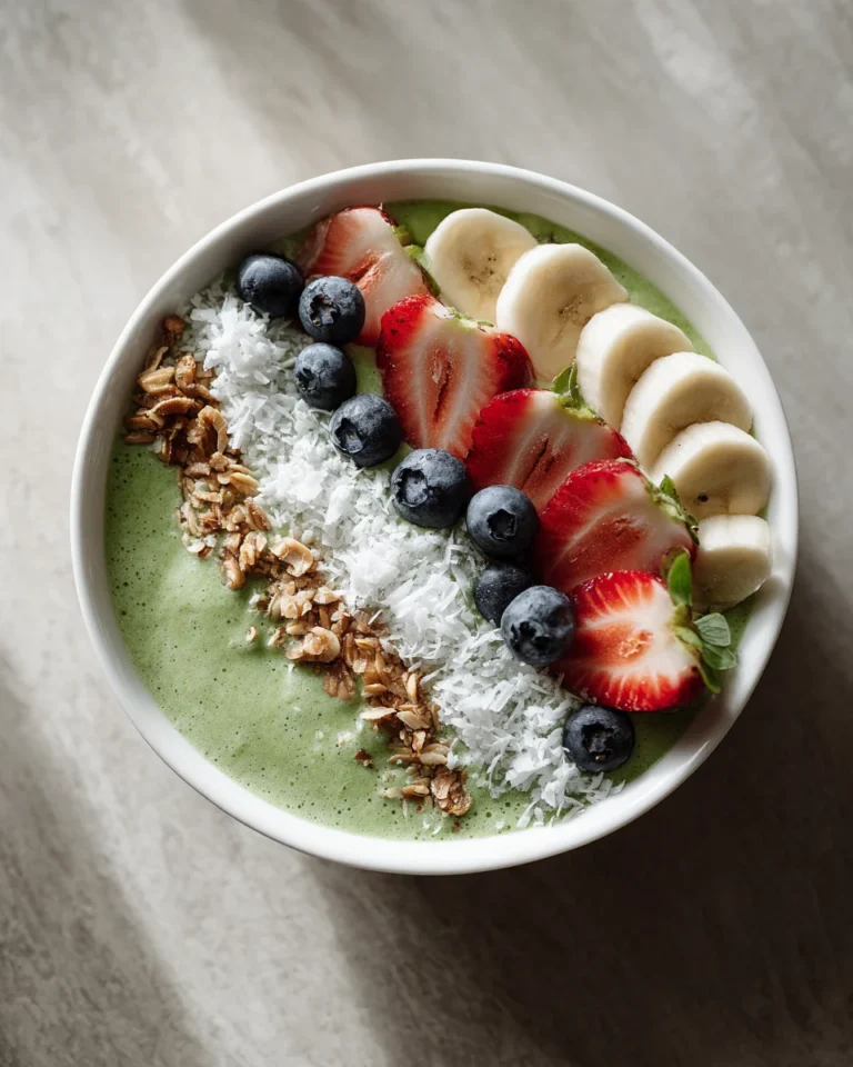 Matcha Coconut Smoothie Bowl