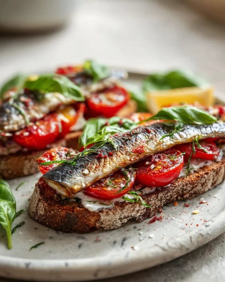 Mediterranean Sardine Toast
