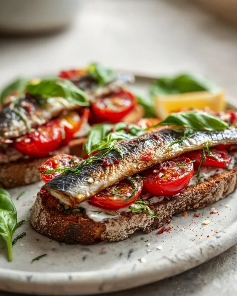 Mediterranean Sardine Toast