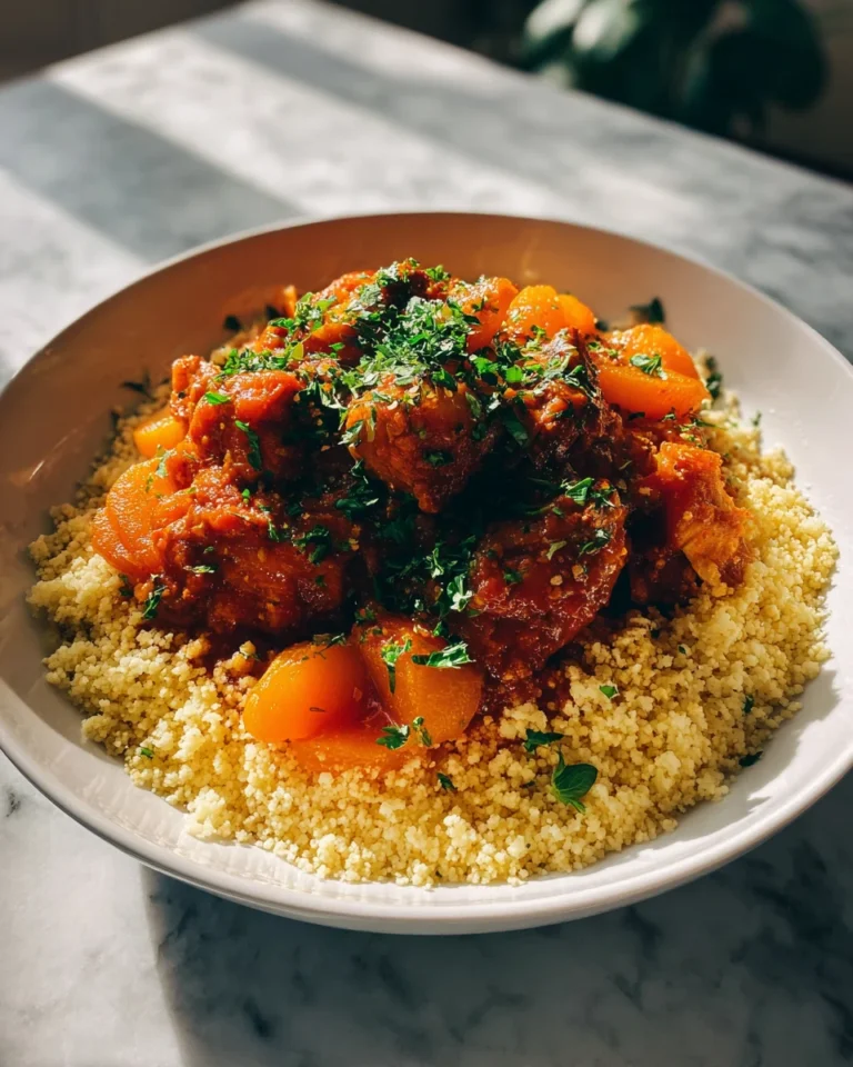 Moroccan Chicken Tagine with Apricots