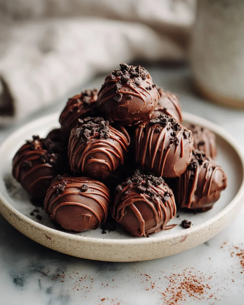 No-Bake Chocolate Oreo Truffles Recipe by Jenny