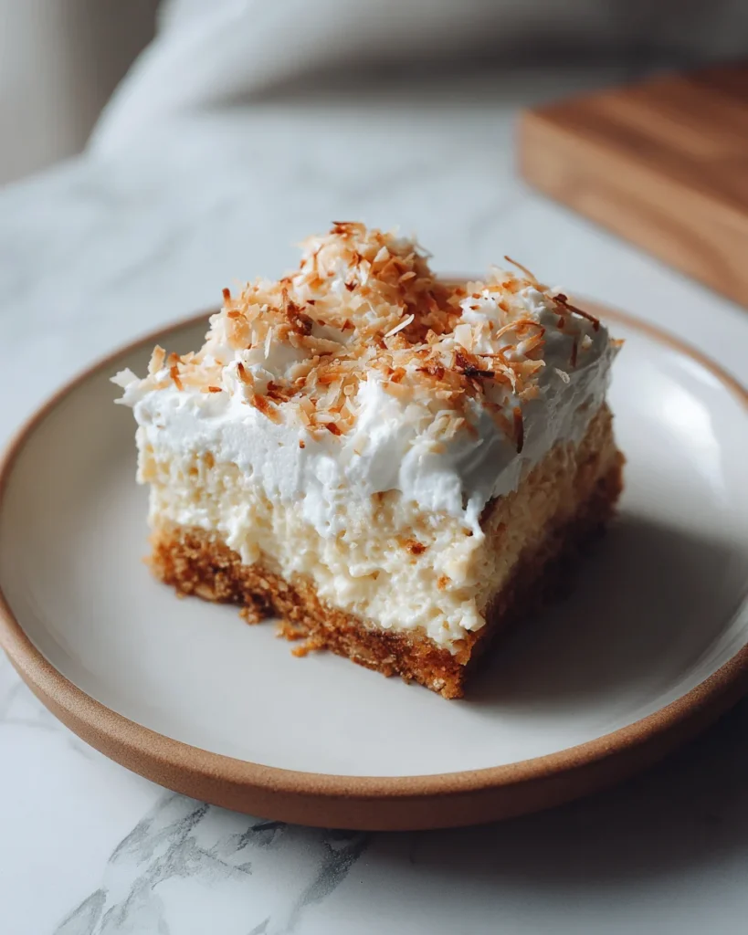 No-Bake Coconut Cream Pie Bars