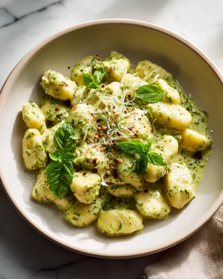 One-Pan Creamy Pesto Chicken Gnocchi