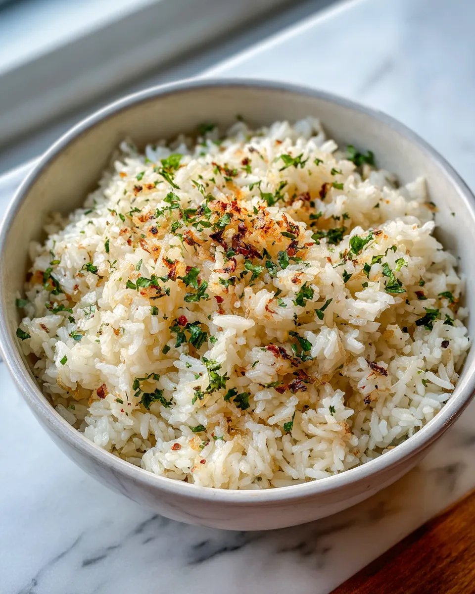 Photo of featured for Savory Onion Butter Jasmine Rice: A Flavorful Twist on a Classic Side Dish