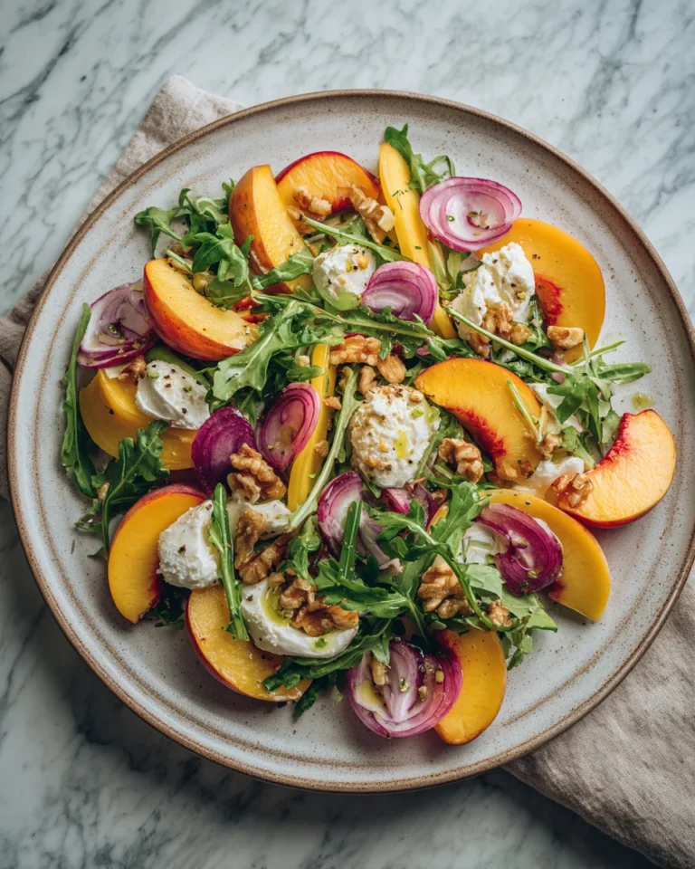 Summer Peach Salad: A Refreshing Seasonal Delight