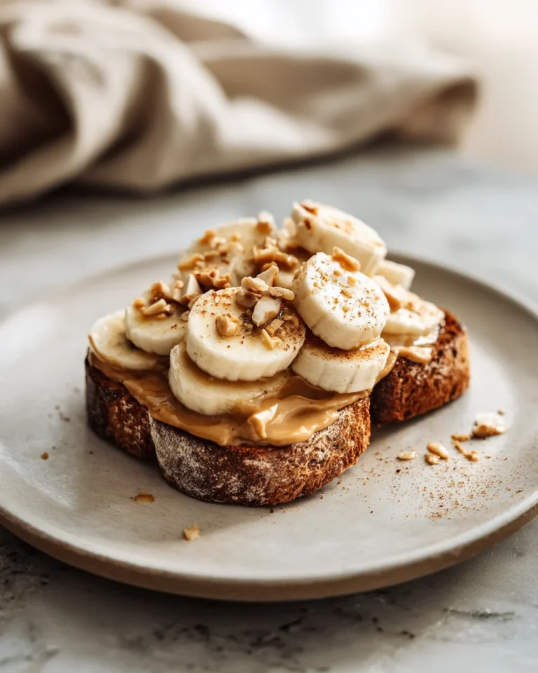 Peanut Butter Banana Toast Deluxe