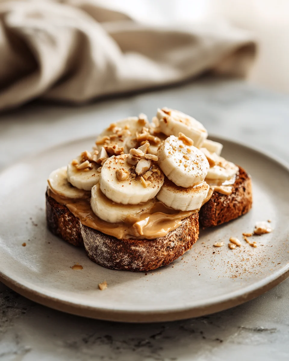 Peanut Butter Banana Toast Deluxe