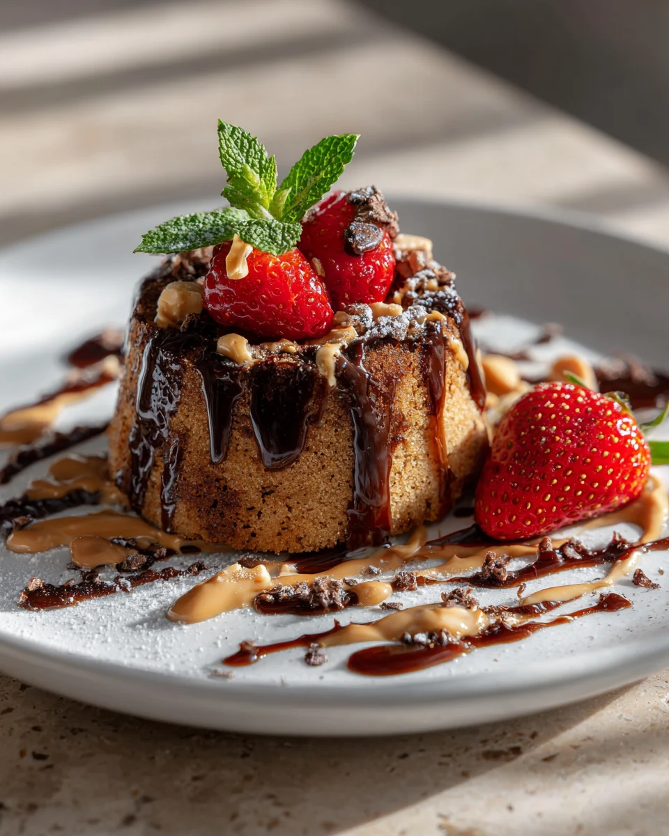 Peanut Butter Lava Mug Cake