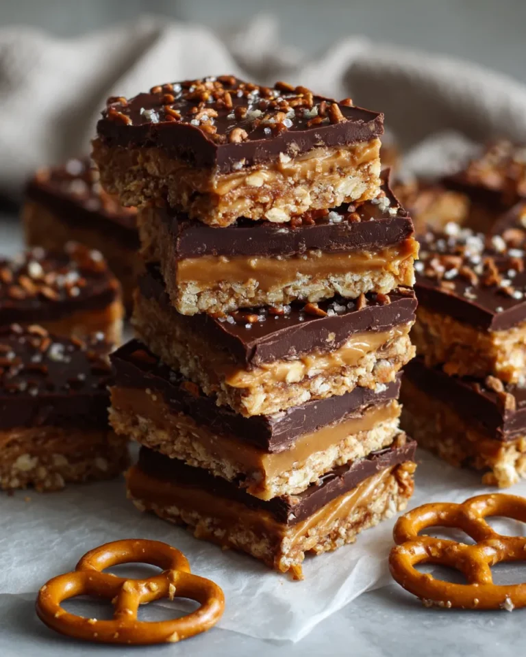 Photo of featured for Irresistible Peanut Butter Pretzel Bars: A Salty-Sweet Sensation